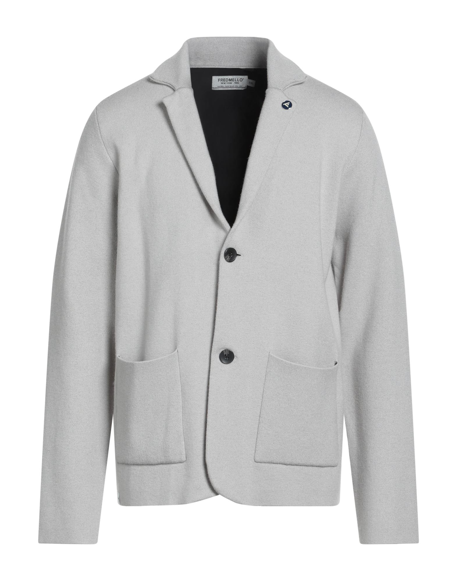 FRED MELLO Blazer Herren Hellgrau von FRED MELLO