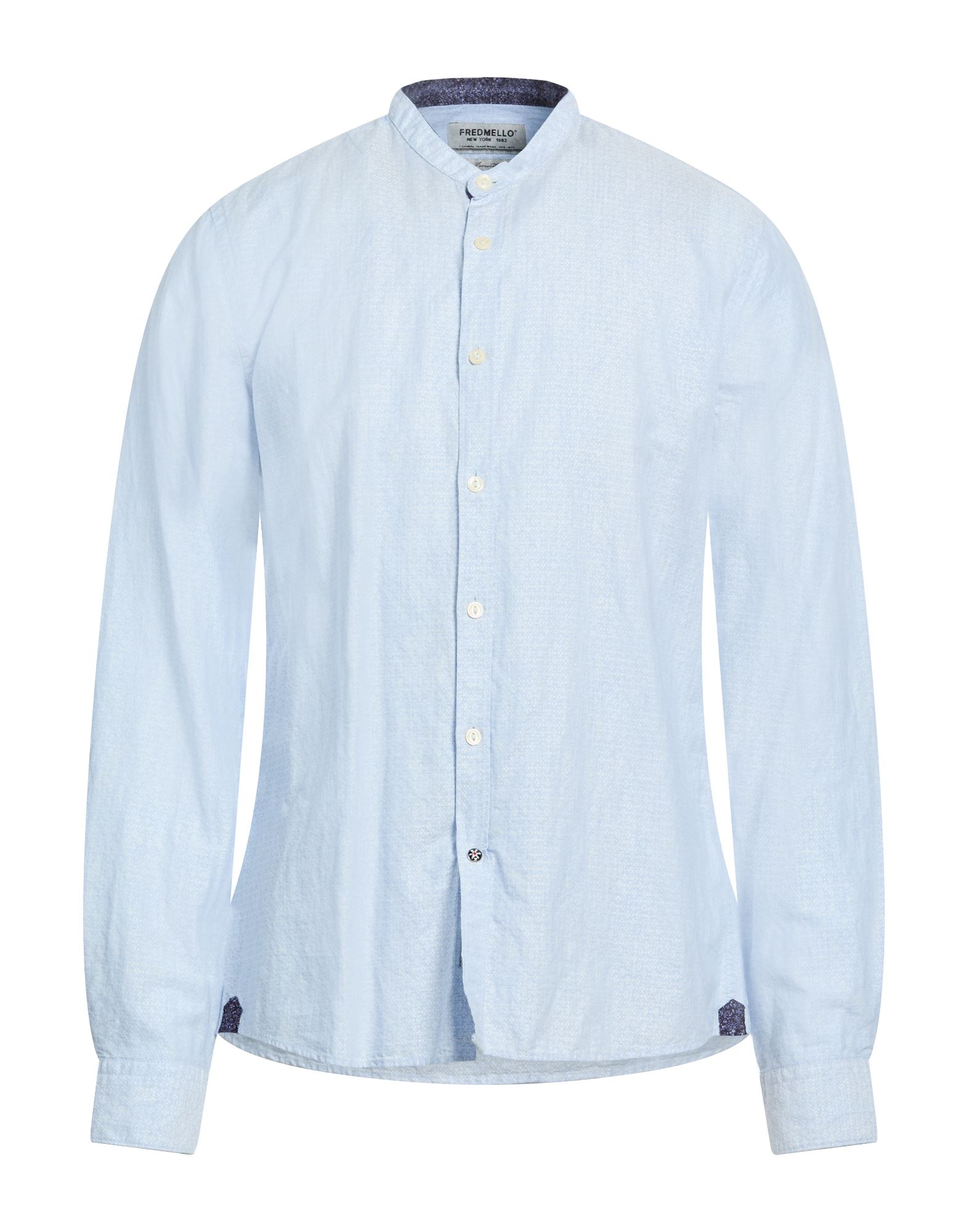 FRED MELLO Hemd Herren Himmelblau von FRED MELLO