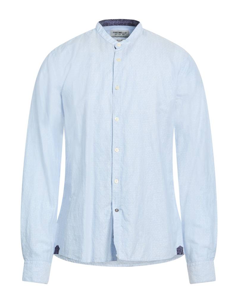 FRED MELLO Hemd Herren Himmelblau von FRED MELLO