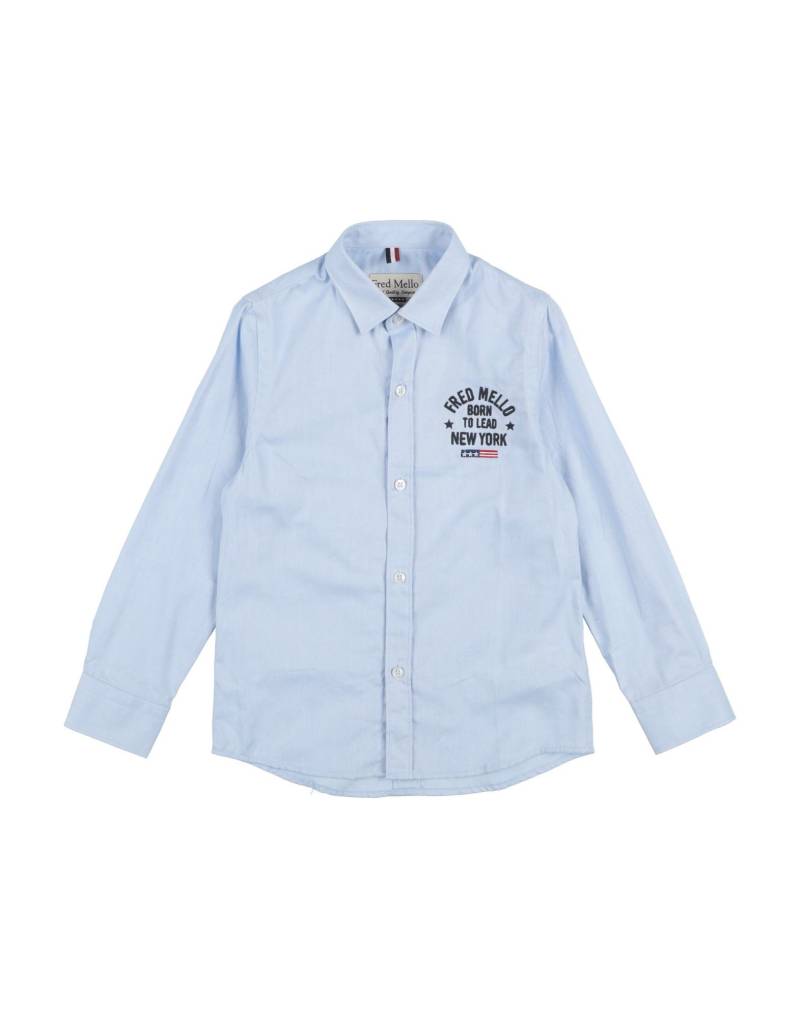 FRED MELLO Hemd Kinder Himmelblau von FRED MELLO