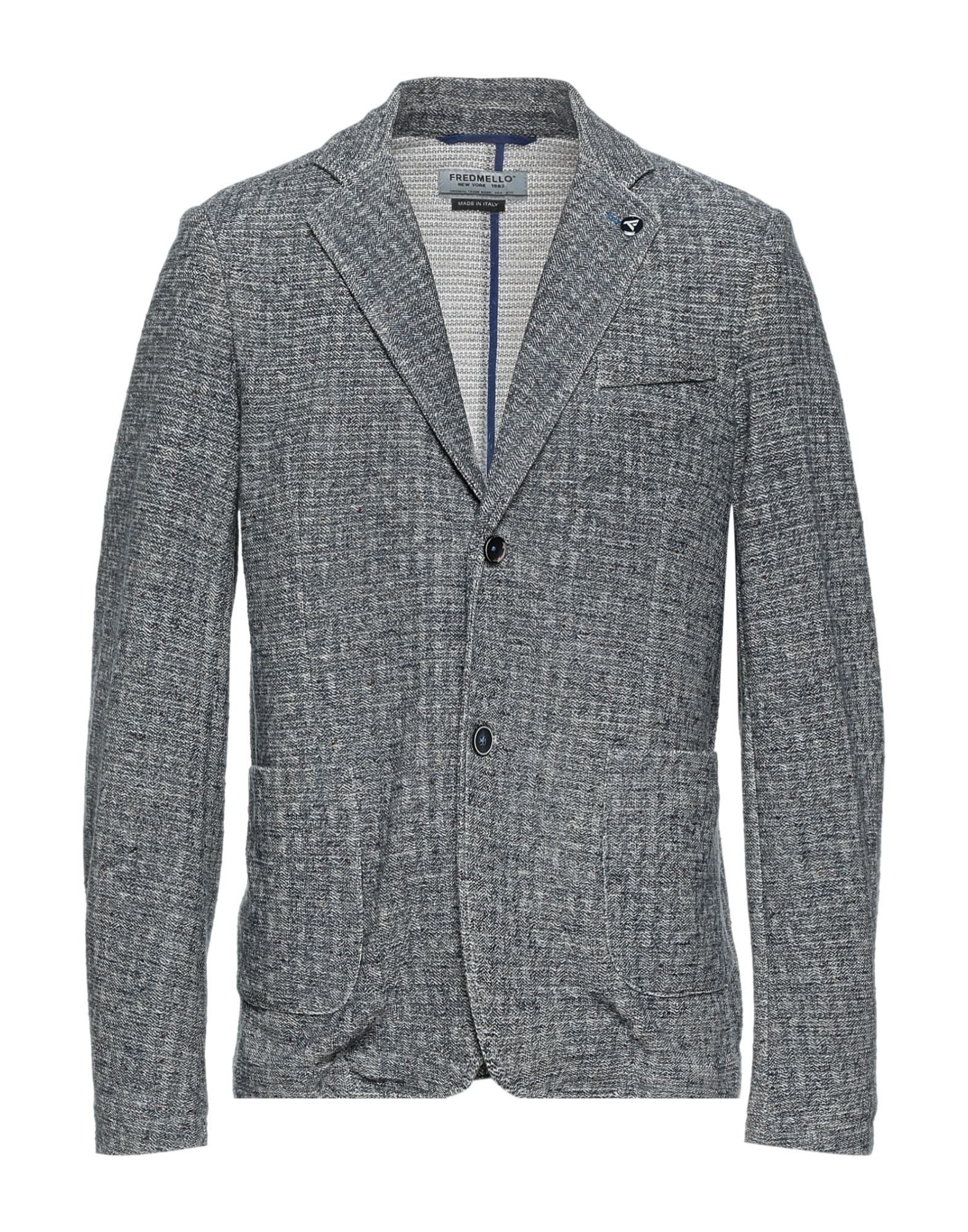 FRED MELLO Blazer Herren Taubenblau von FRED MELLO