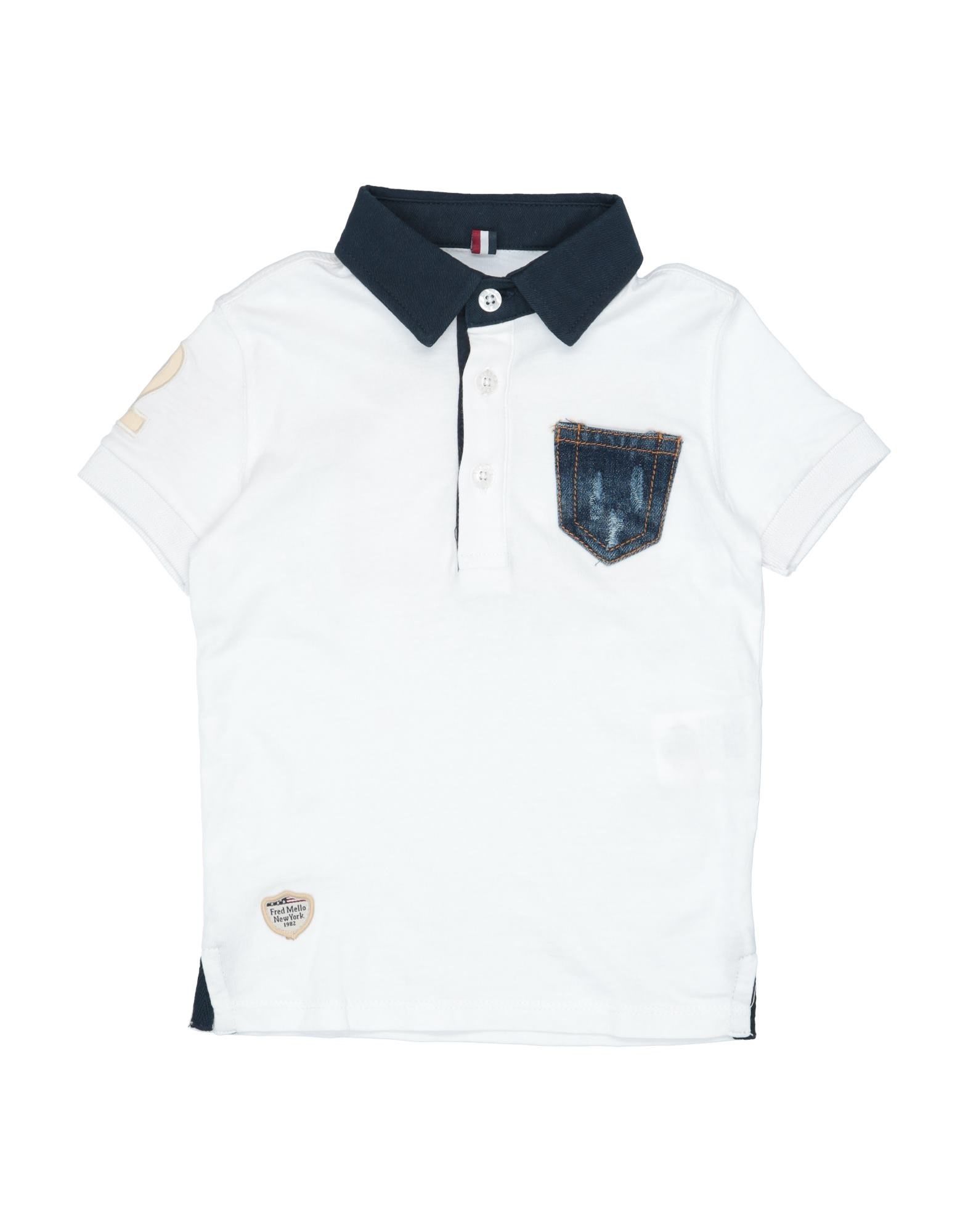 FRED MELLO Poloshirt Kinder Weiß von FRED MELLO