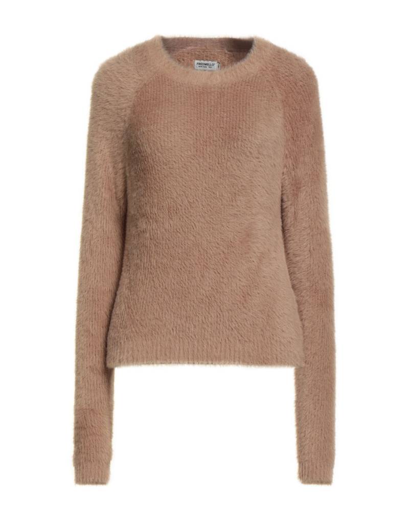 FRED MELLO Pullover Damen Kamel von FRED MELLO