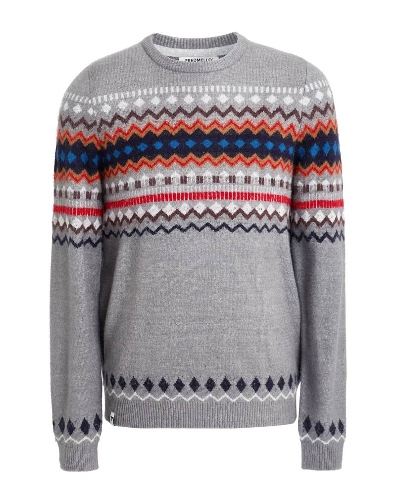 FRED MELLO Pullover Herren Grau von FRED MELLO