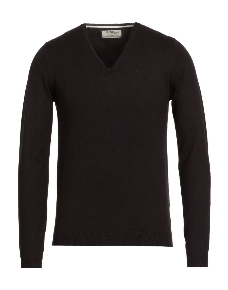 FRED MELLO Pullover Herren Schwarz von FRED MELLO