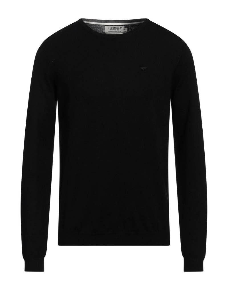 FRED MELLO Pullover Herren Schwarz von FRED MELLO