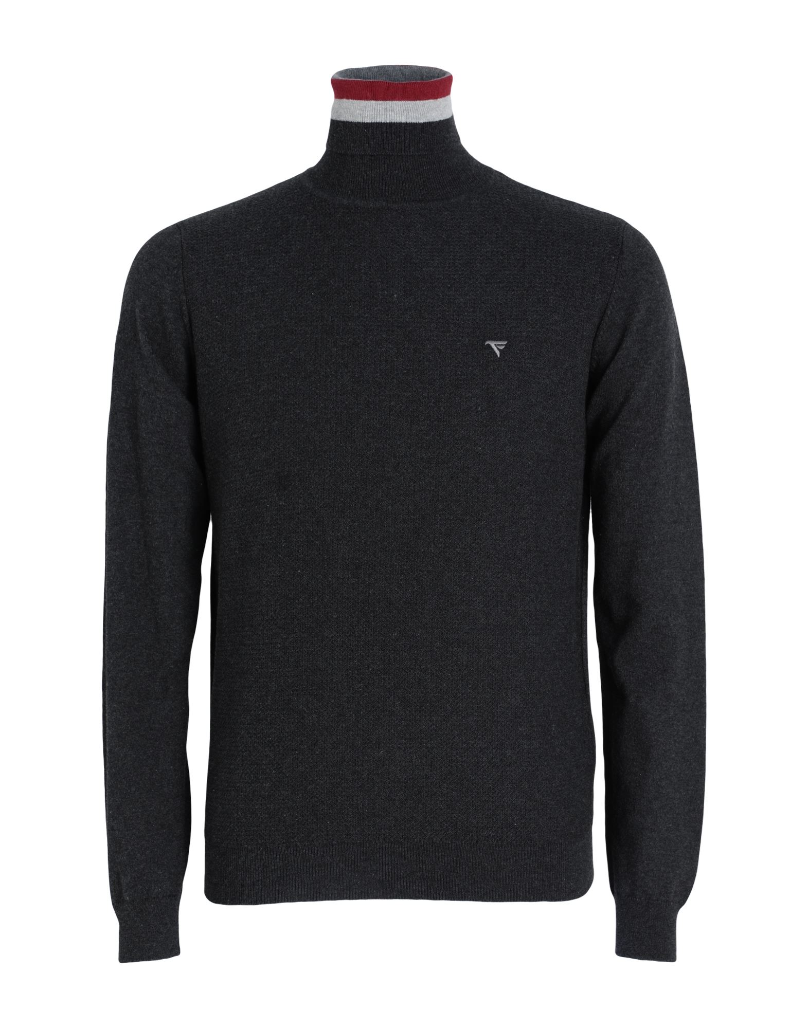 FRED MELLO Rollkragenpullover Herren Blei von FRED MELLO