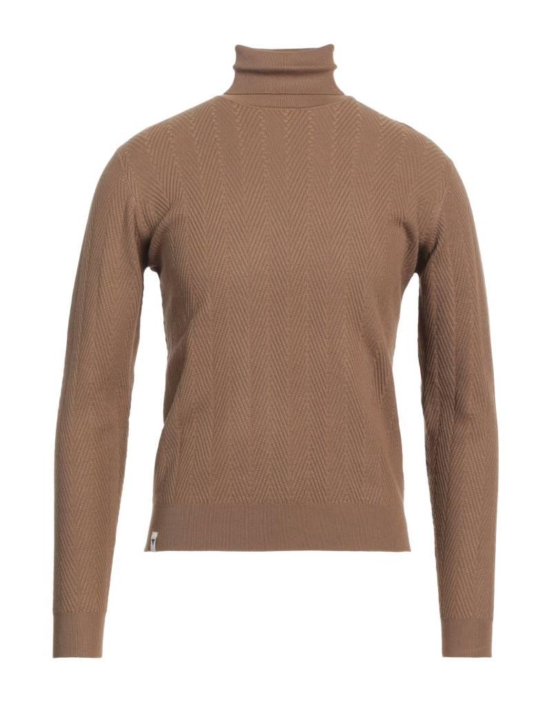 FRED MELLO Rollkragenpullover Herren Braun von FRED MELLO