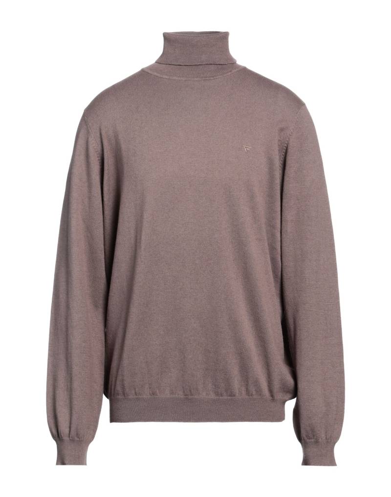FRED MELLO Rollkragenpullover Herren Maulwurfsgrau von FRED MELLO