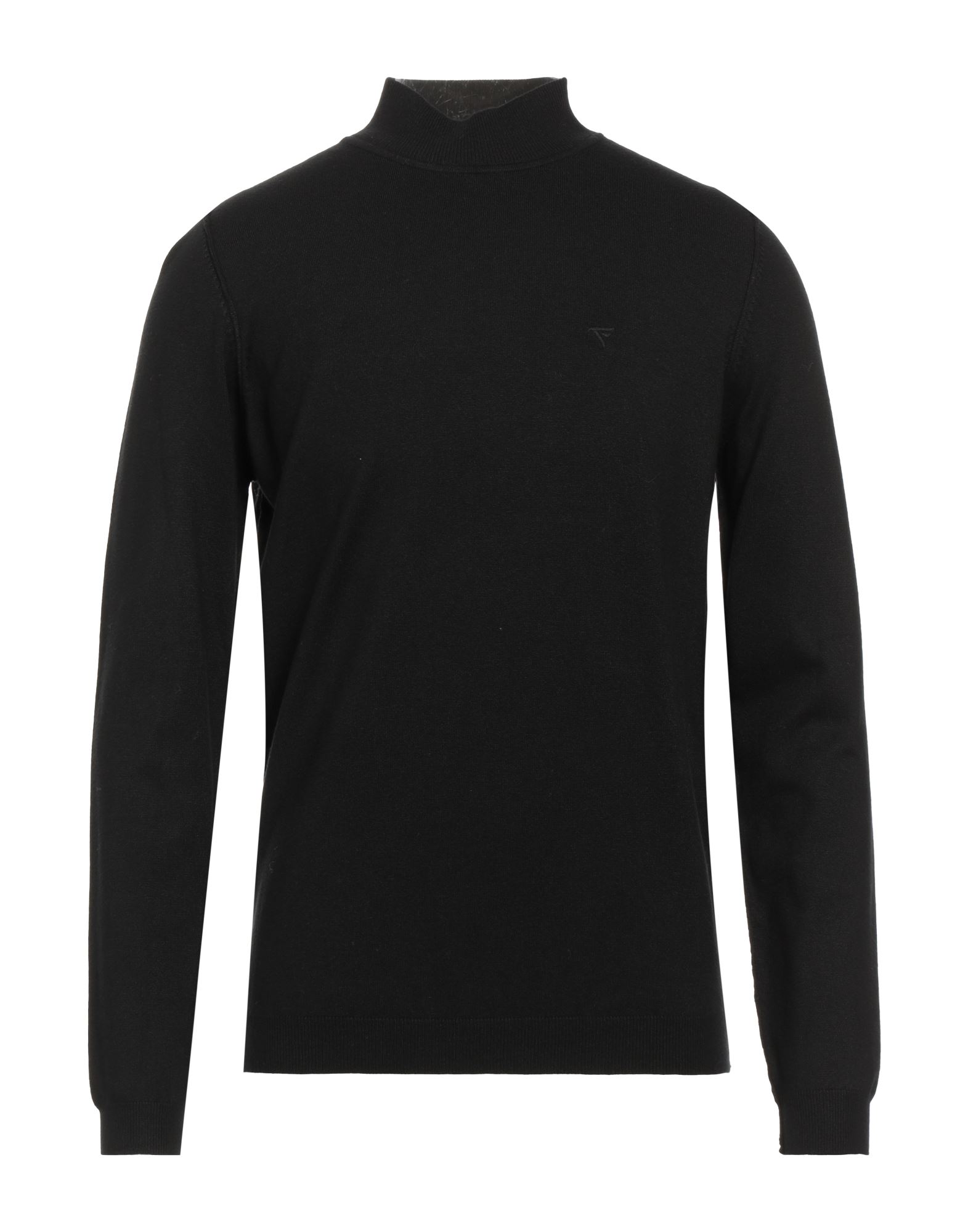 FRED MELLO Rollkragenpullover Herren Schwarz von FRED MELLO