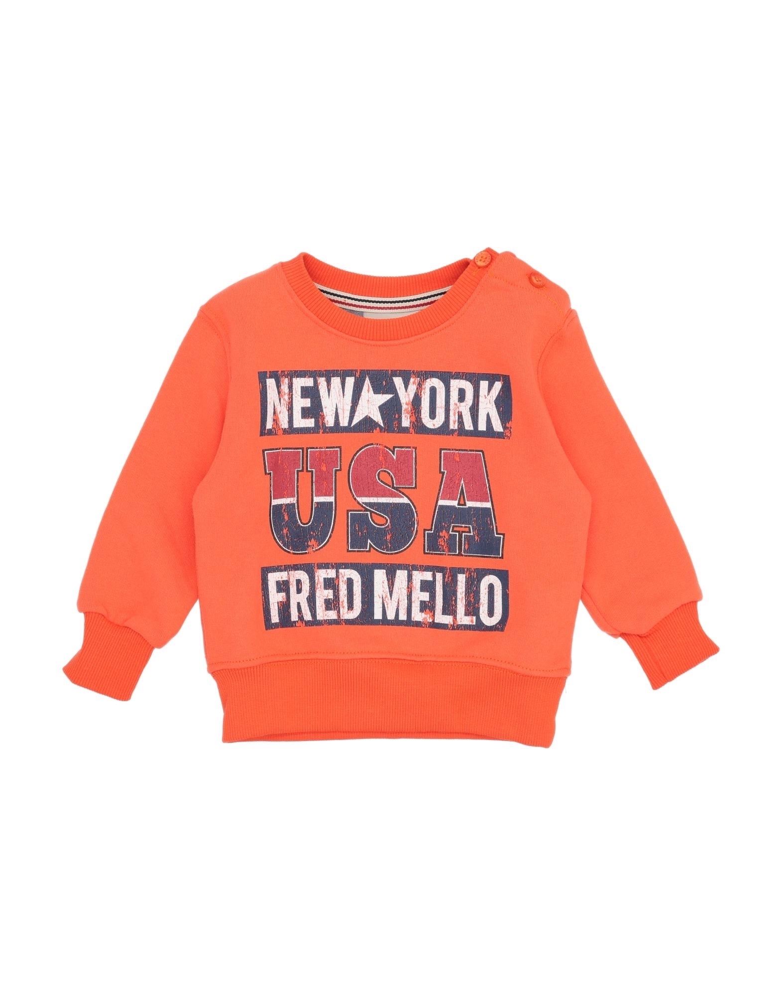 FRED MELLO Sweatshirt Kinder Orange von FRED MELLO