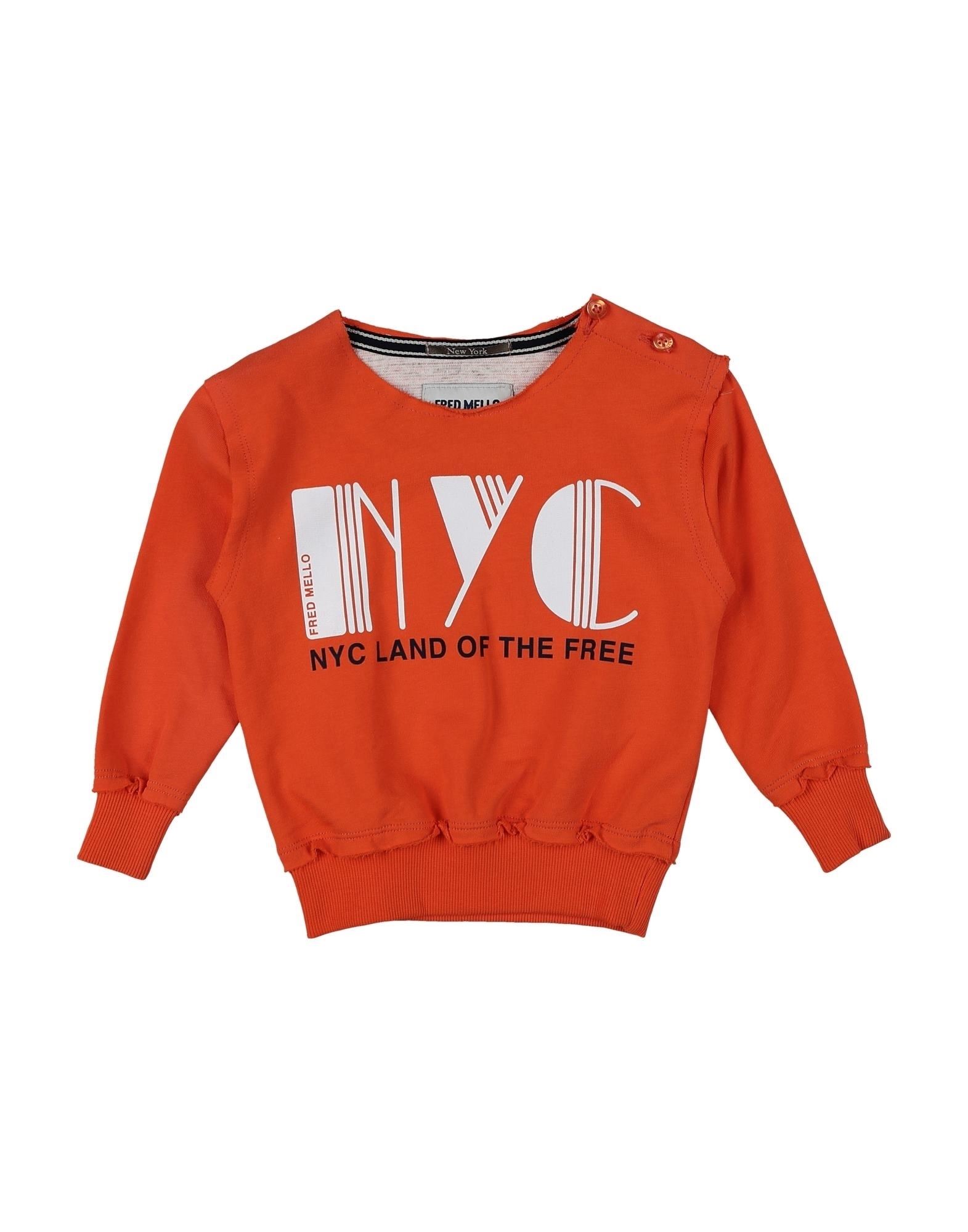 FRED MELLO Sweatshirt Kinder Orange von FRED MELLO