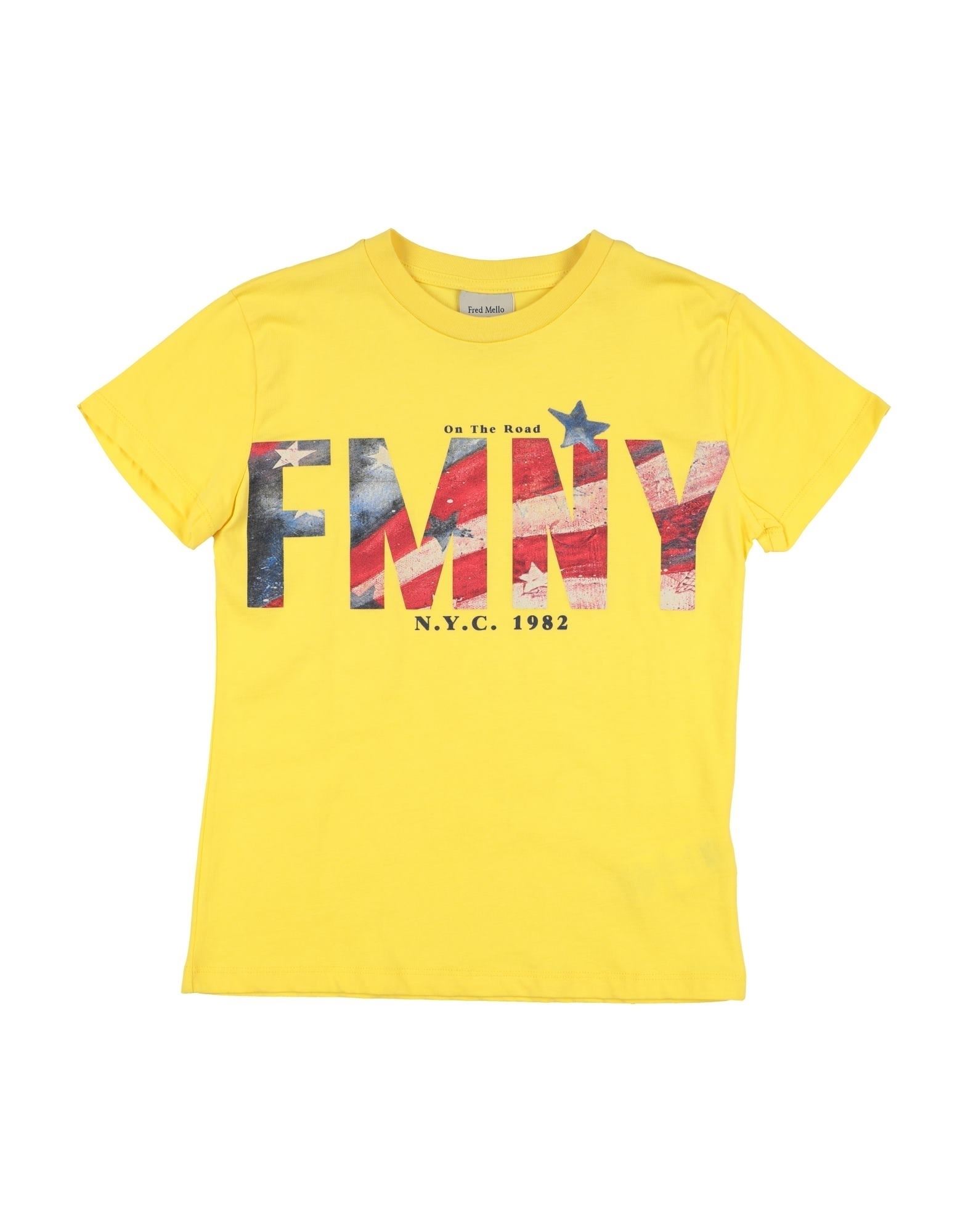 FRED MELLO T-shirts Kinder Gelb von FRED MELLO