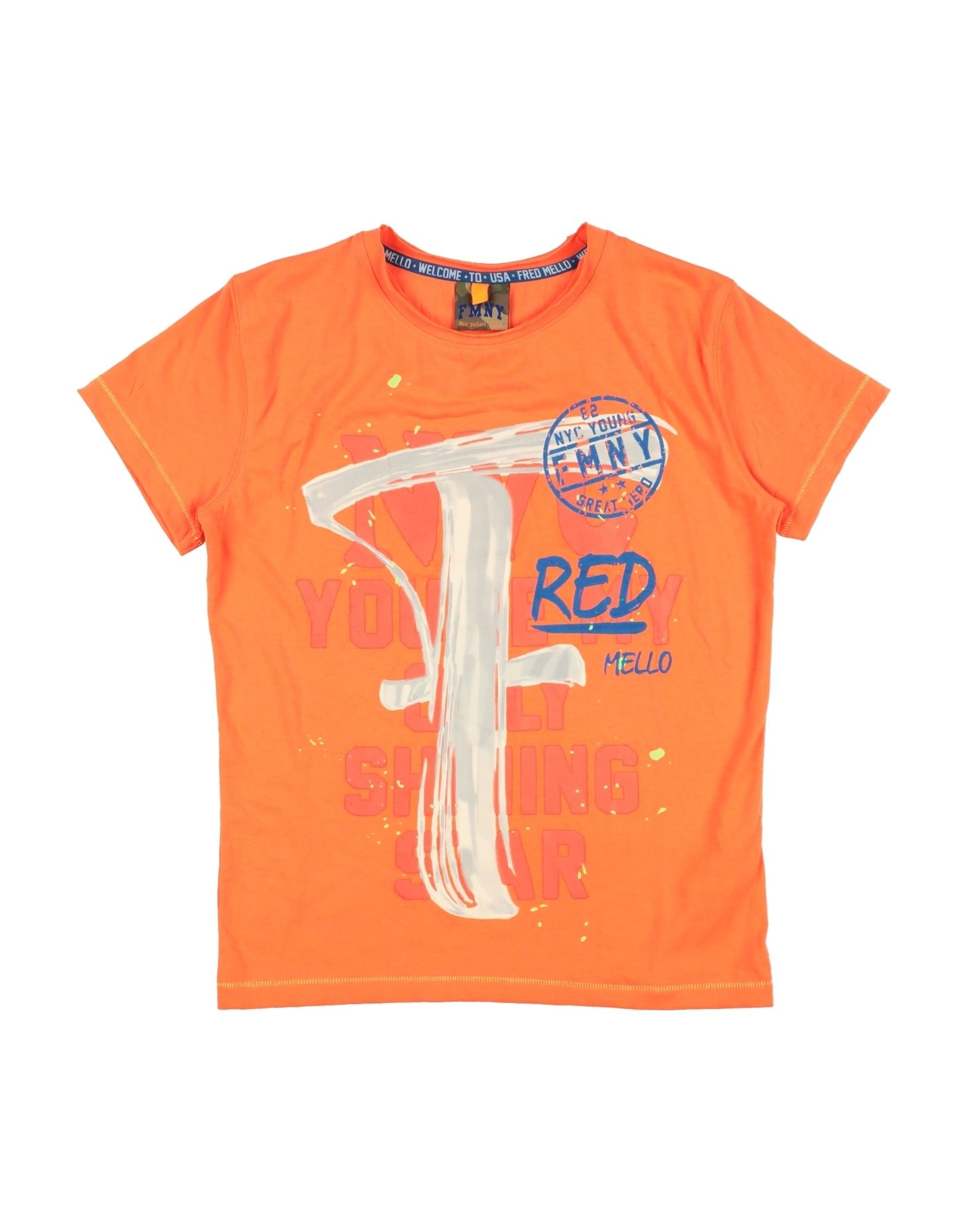 FRED MELLO T-shirts Kinder Orange von FRED MELLO