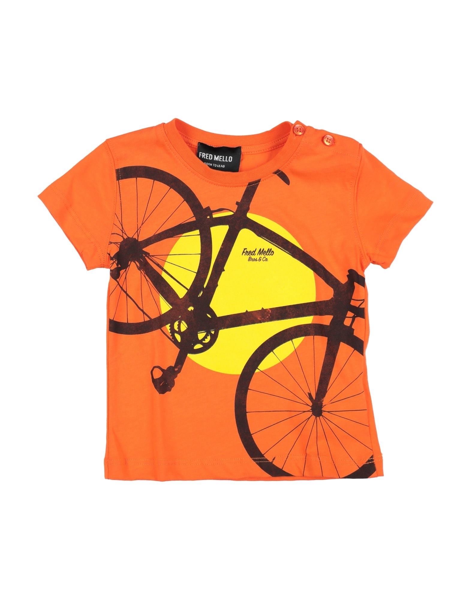 FRED MELLO T-shirts Kinder Orange von FRED MELLO