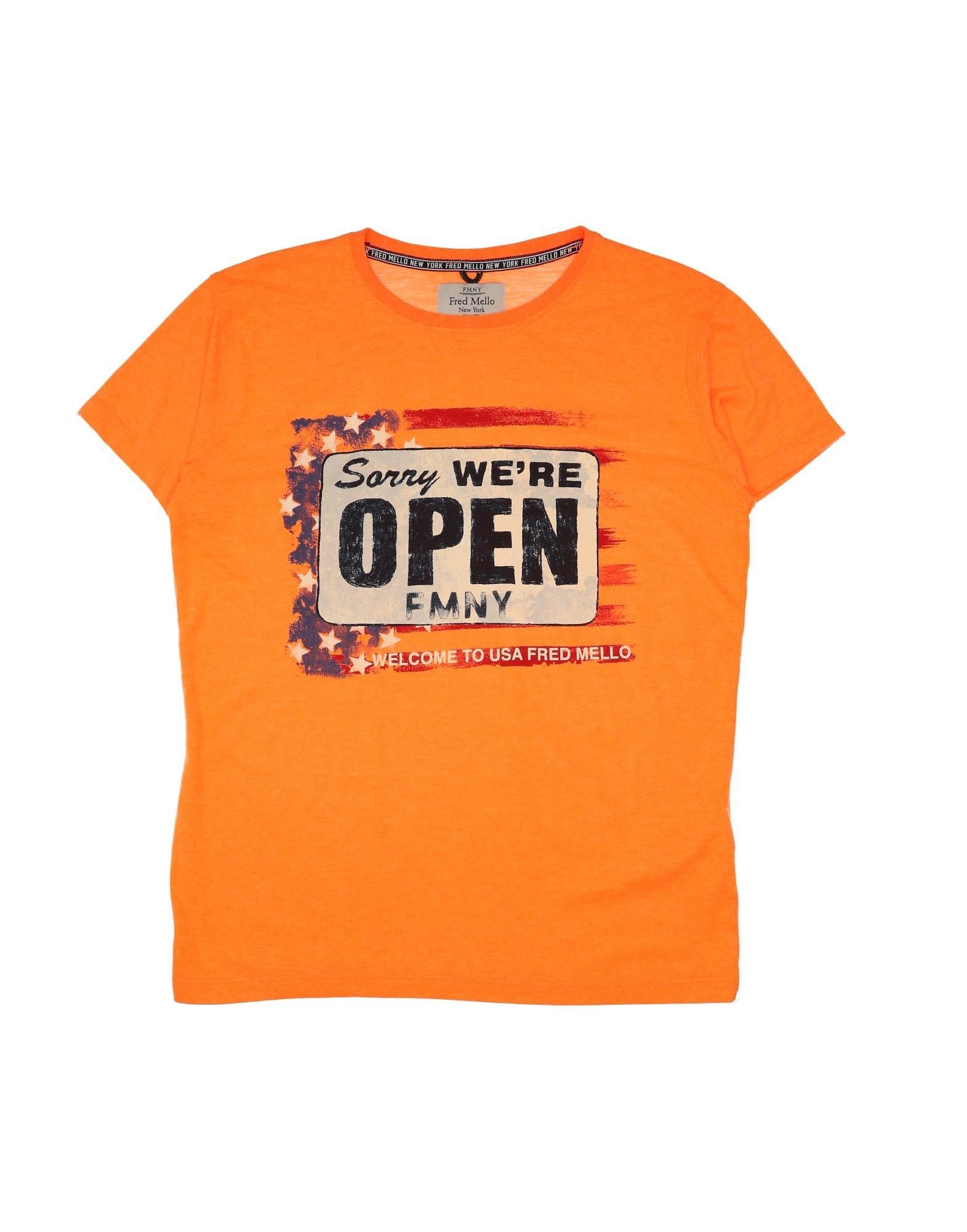 FRED MELLO T-shirts Kinder Orange von FRED MELLO