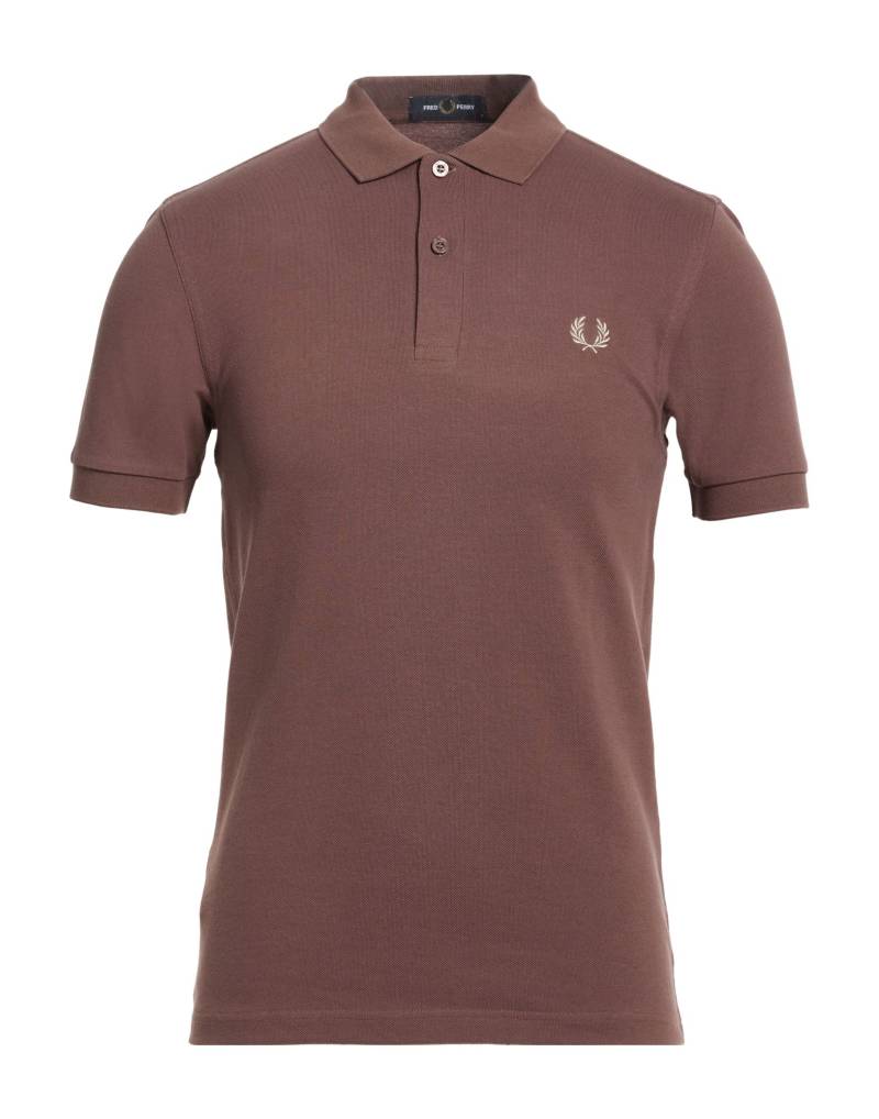 FRED PERRY Poloshirt Herren Schokobraun von FRED PERRY