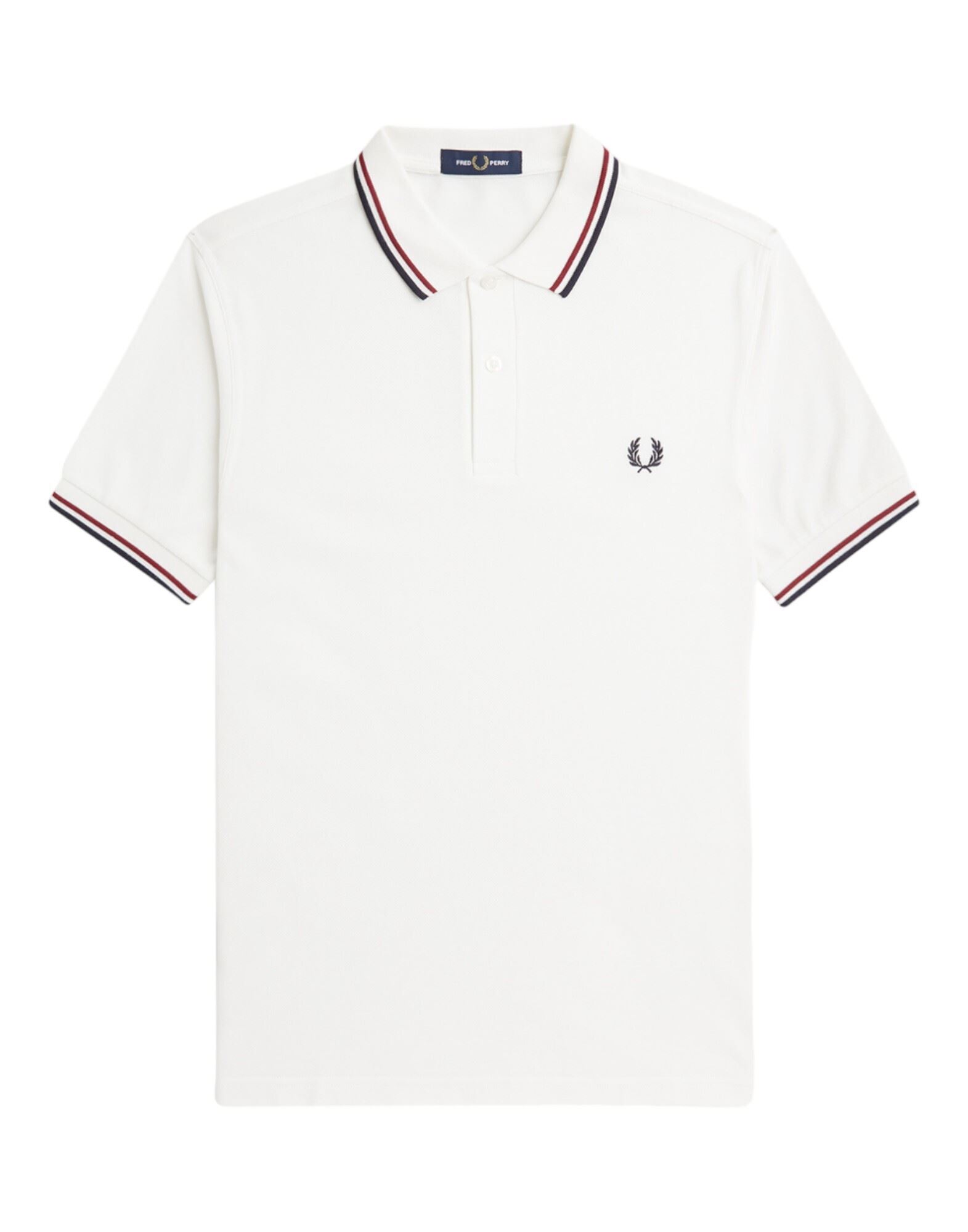 FRED PERRY Poloshirt Herren Weiß von FRED PERRY