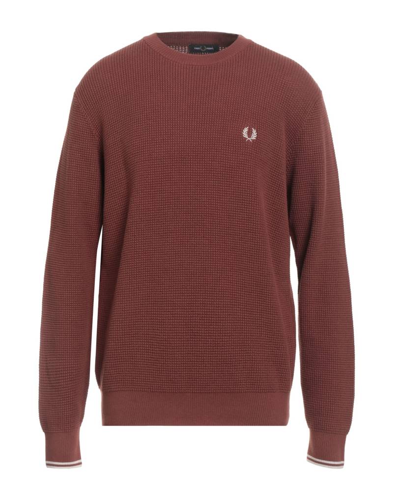 FRED PERRY Pullover Herren Braun von FRED PERRY