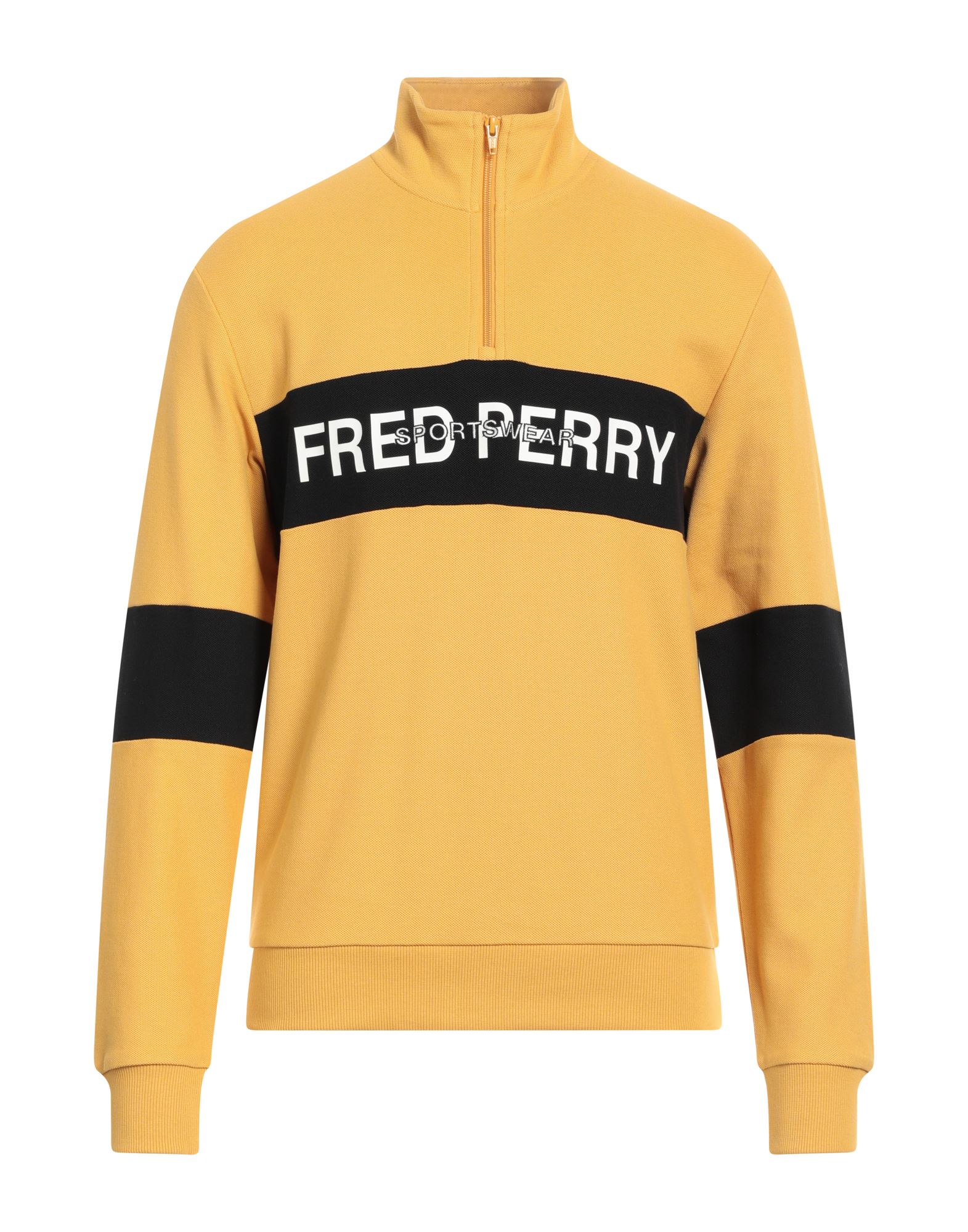 FRED PERRY Sweatshirt Herren Ocker von FRED PERRY