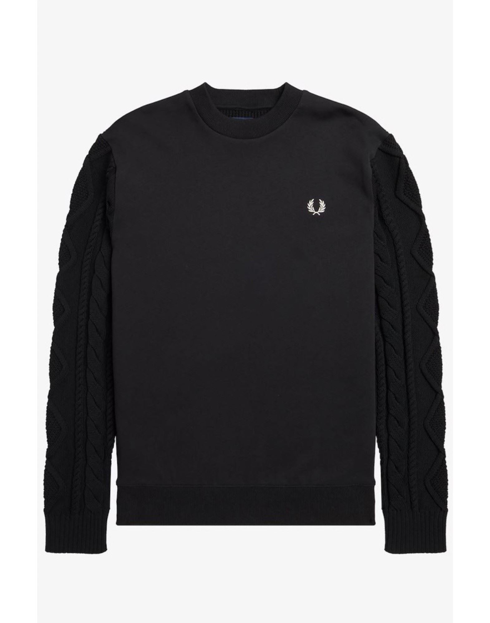 FRED PERRY Sweatshirt Herren Schwarz von FRED PERRY