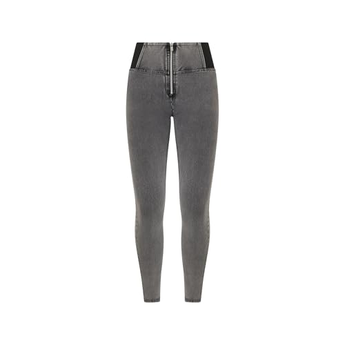 FREDDY WR.UP Push Up Jeggings WR.UP® Hohe Taille mit elastischen Bändern, Graue Jeans, Large von FREDDY