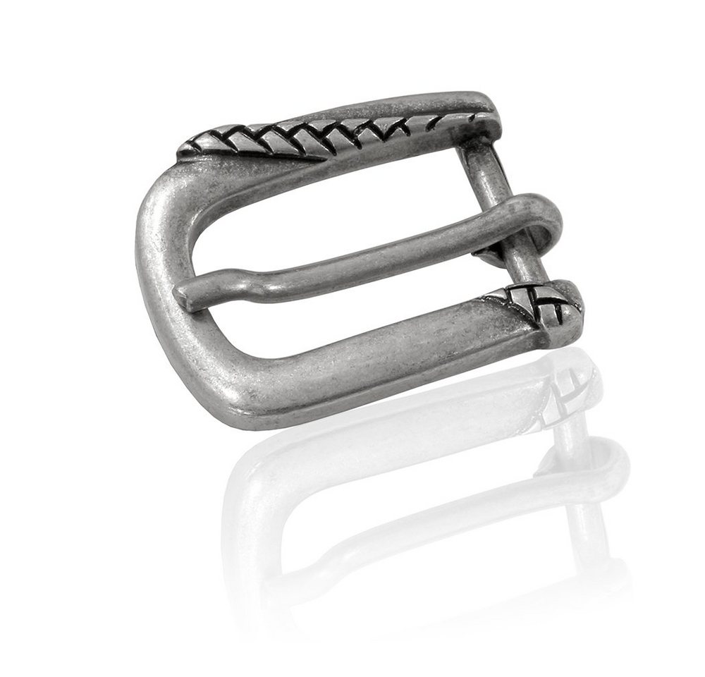 FREDERIC HERMANO Gürtelschnalle 15mm Metall Silber - Buckle Braid - 320007510020 von FREDERIC HERMANO