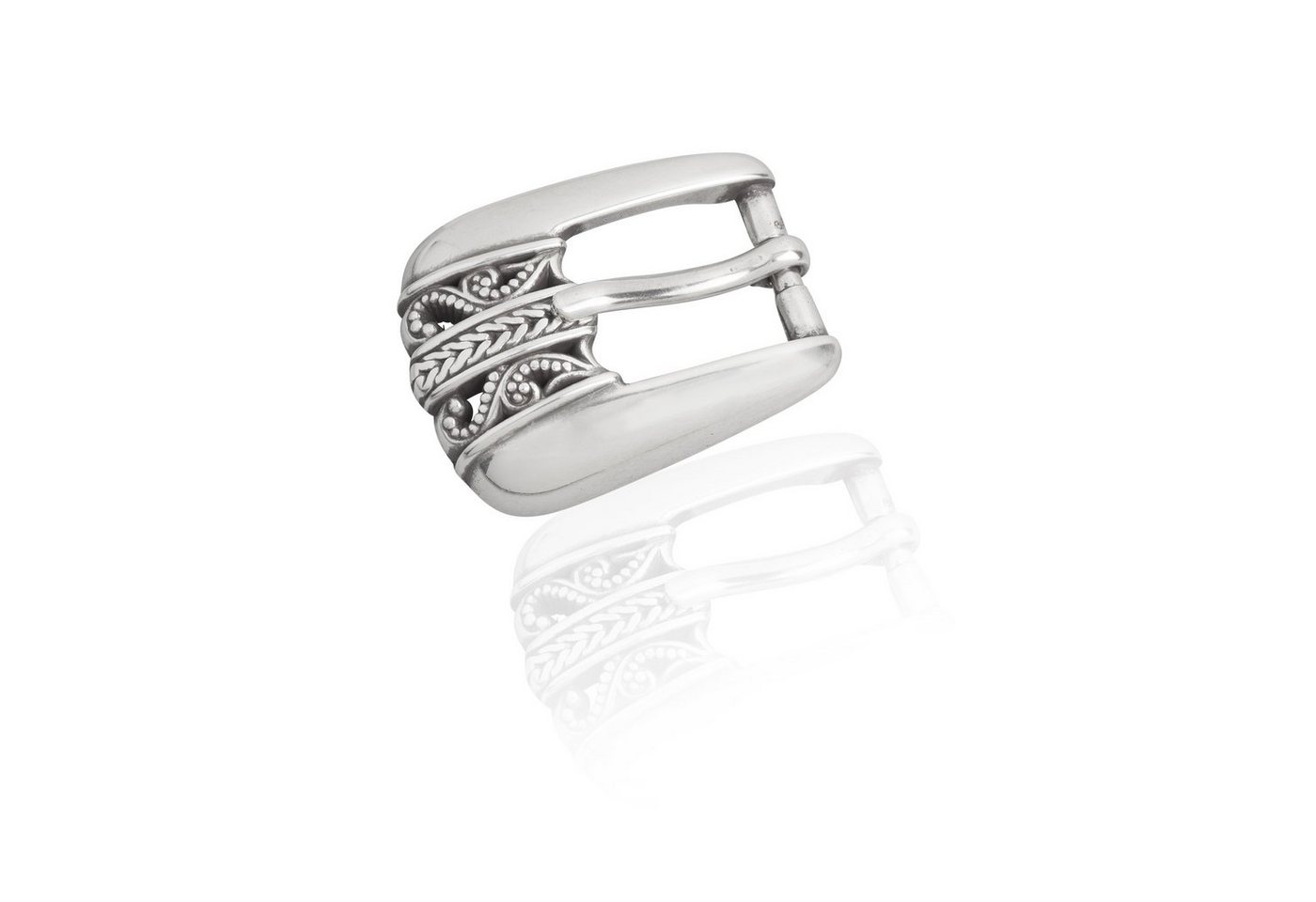 FREDERIC HERMANO Gürtelschnalle 20mm Metall Silber - Buckle Decore - 333607520020 von FREDERIC HERMANO