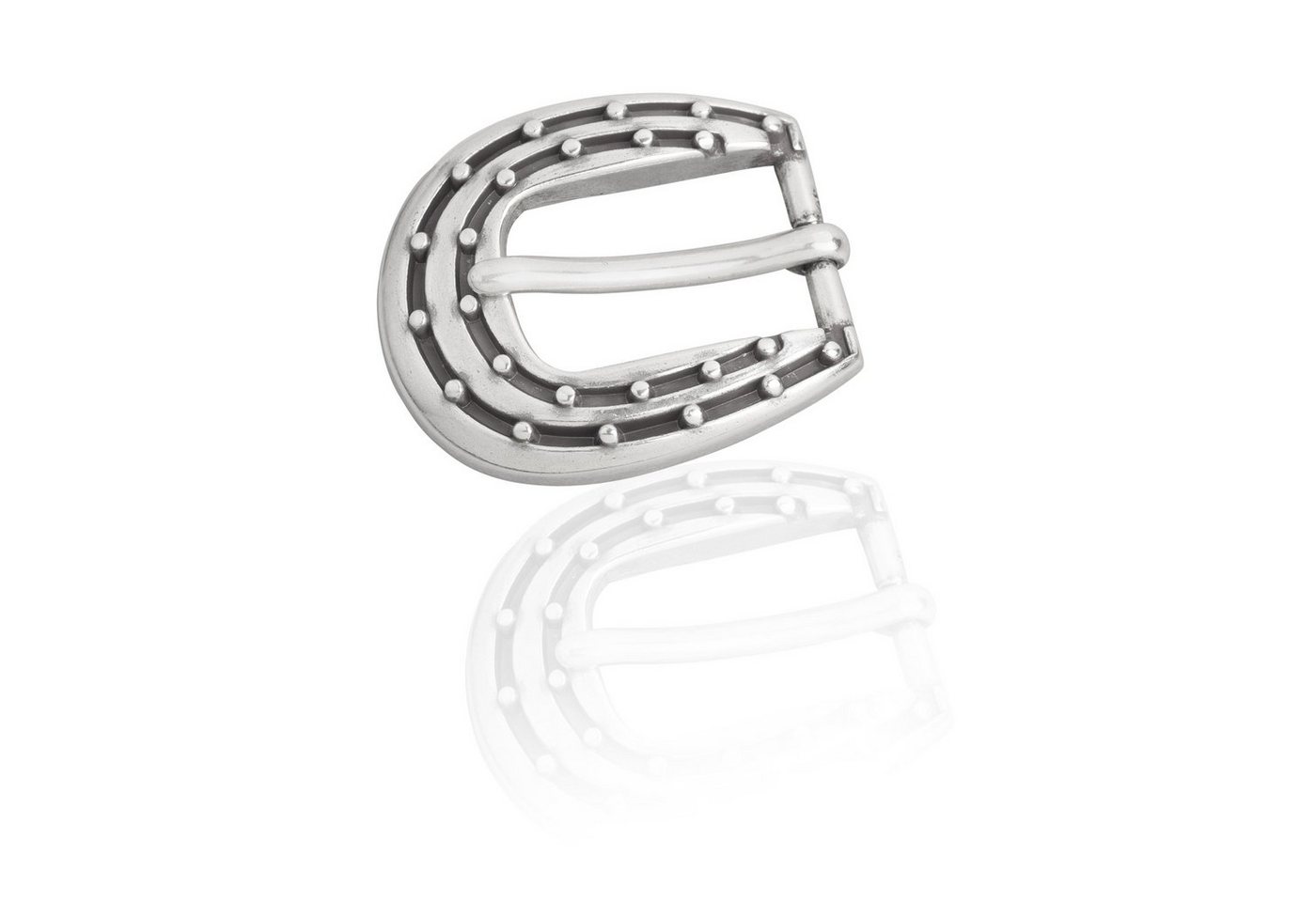 FREDERIC HERMANO Gürtelschnalle 20mm Metall Silber - Buckle Tokio - 333507520020 von FREDERIC HERMANO