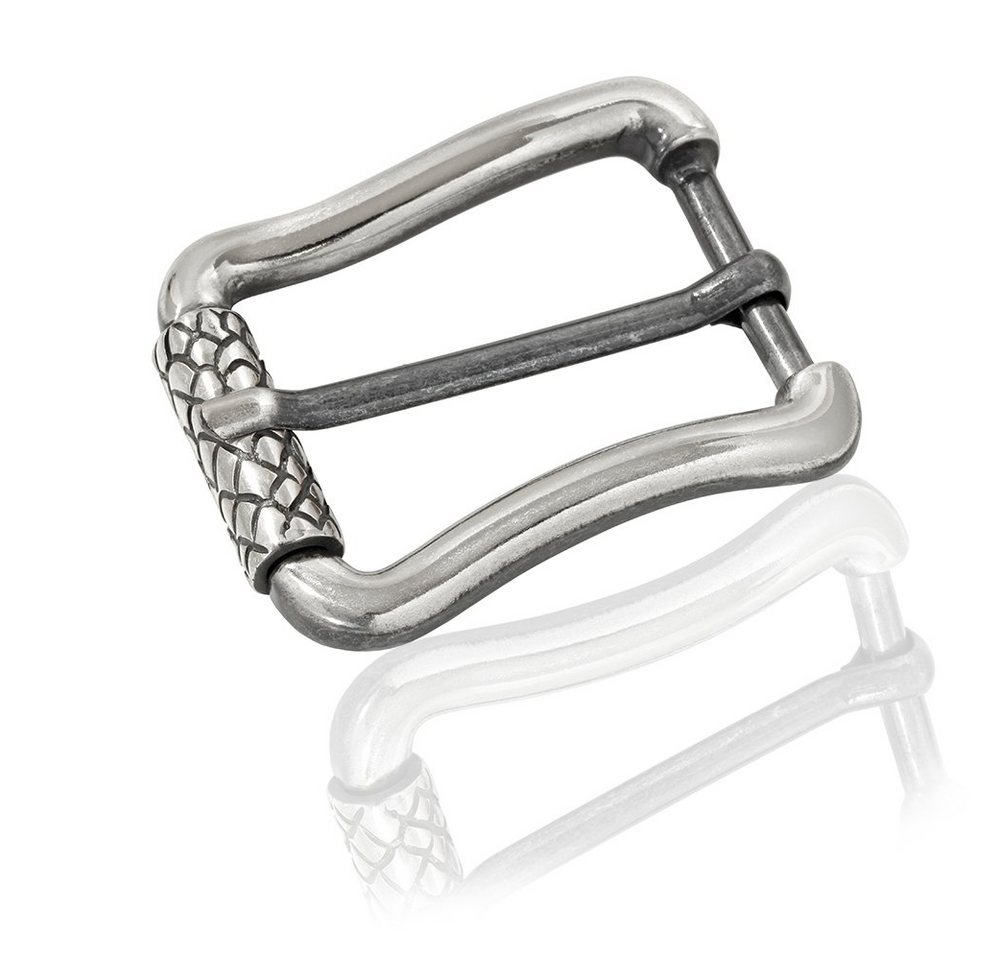 FREDERIC HERMANO Gürtelschnalle 30mm Metall Silber - Buckle Athene - 306807520020 von FREDERIC HERMANO