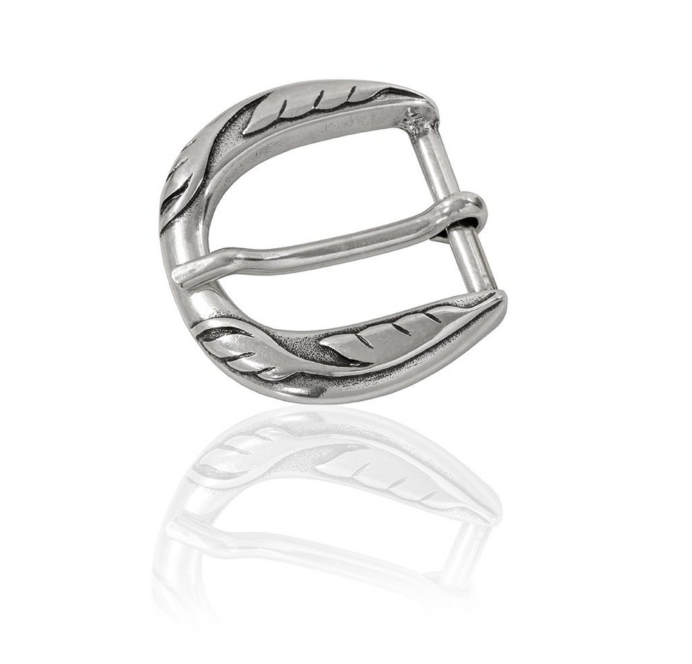 FREDERIC HERMANO Gürtelschnalle 30mm Metall Silber - Buckle Mainau - 323107520020 von FREDERIC HERMANO