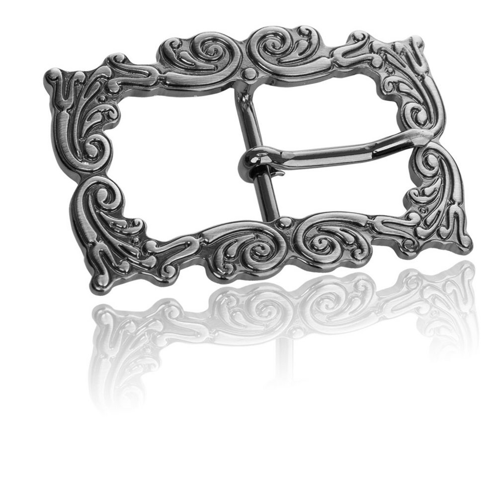 FREDERIC HERMANO Gürtelschnalle 30mm Zamak Silber - Buckle Ornament - 335107520020 von FREDERIC HERMANO