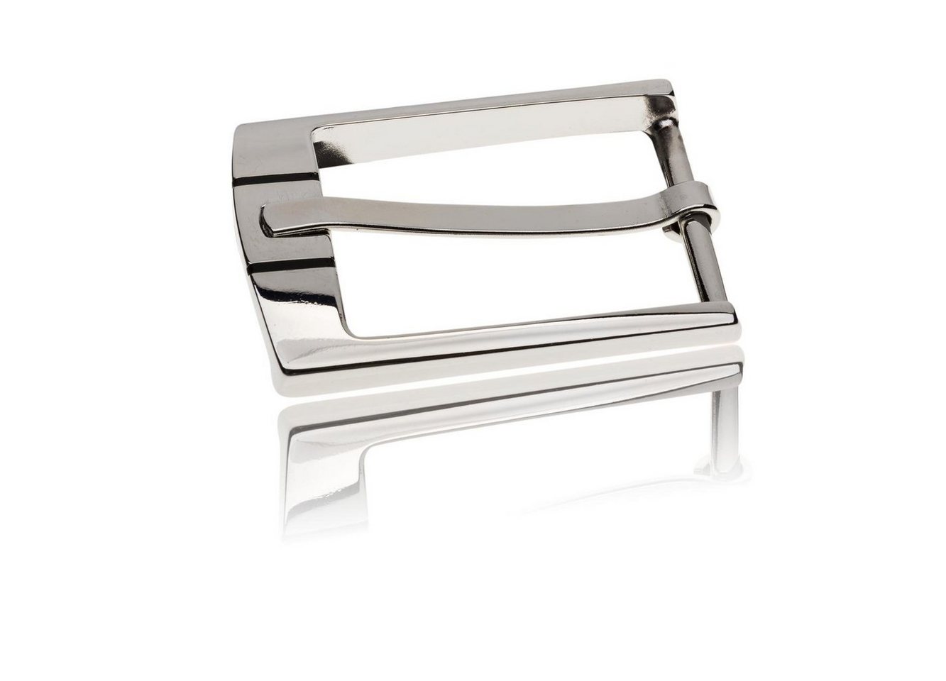 FREDERIC HERMANO Gürtelschnalle 35mm Metall Silber - Buckle Going - 326907500020 von FREDERIC HERMANO