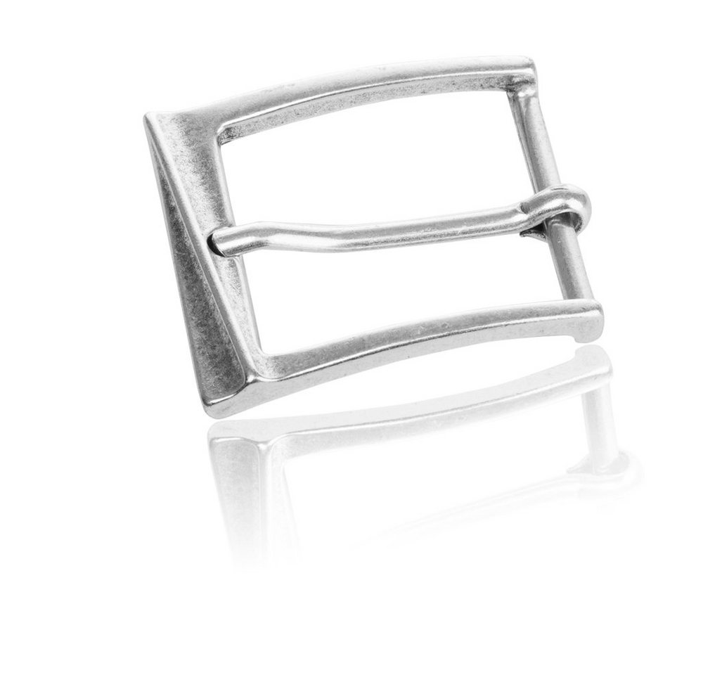 FREDERIC HERMANO Gürtelschnalle 35mm Zamak Silber - Buckle Onde - 335007510020 von FREDERIC HERMANO