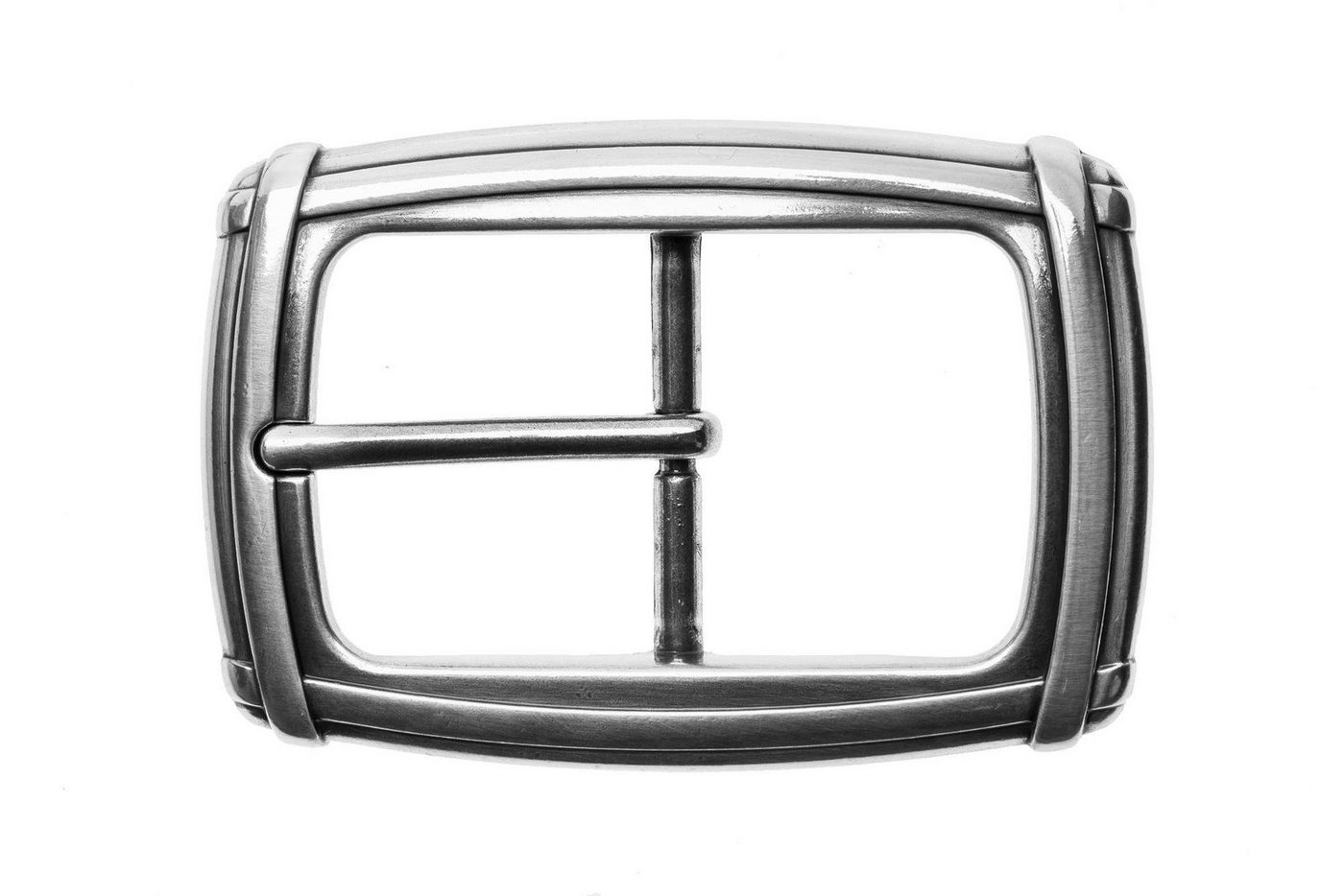 FREDERIC HERMANO Gürtelschnalle 35mm Zink Silber - Buckle Bristol - 327807520020 von FREDERIC HERMANO