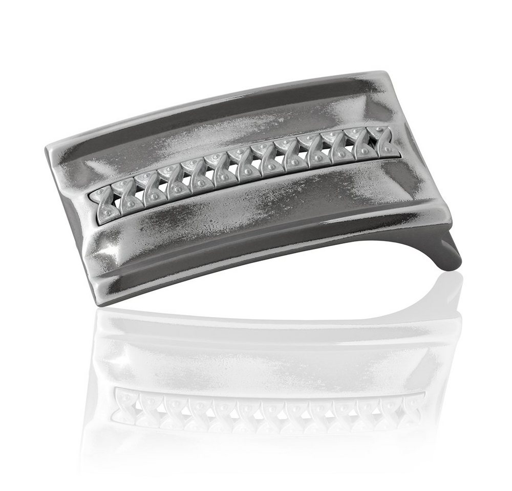 FREDERIC HERMANO Gürtelschnalle 40mm Metall Schwarz - Buckle Chute - 322507530020 von FREDERIC HERMANO