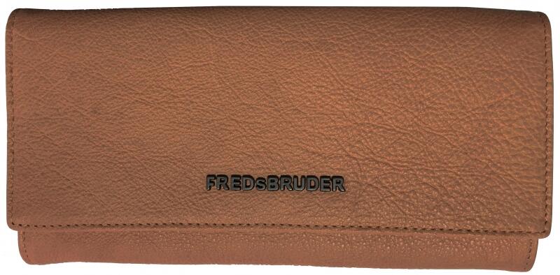 FREDsBRUDER - Fredsbruder Wallet Easy Iconic Damenbörse echt Leder cognac Braun von FREDsBRUDER