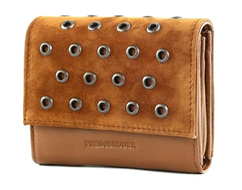 FREDsBRUDER Hey You Rock Flap Wallet Dark Caramel von FREDsBRUDER