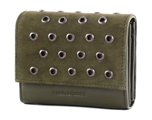 FREDsBRUDER Hey You Rock Flap Wallet Olive von FREDsBRUDER