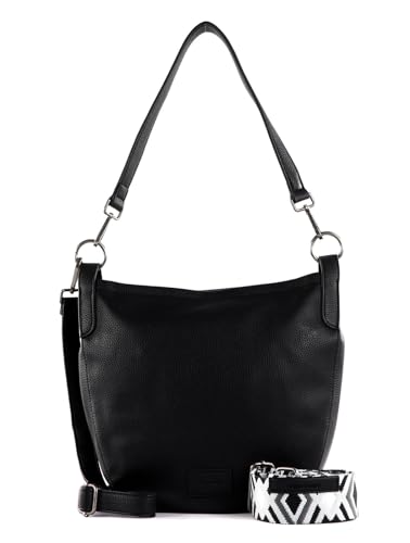 FREDsBRUDER Lanbe - Hobo Schultertasche 32 cm black von FREDsBRUDER