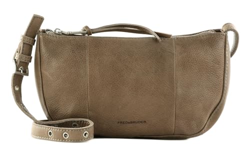 FREDsBRUDER Mia Round Crossbag - Umhängetasche 28 cm taupe von FREDsBRUDER