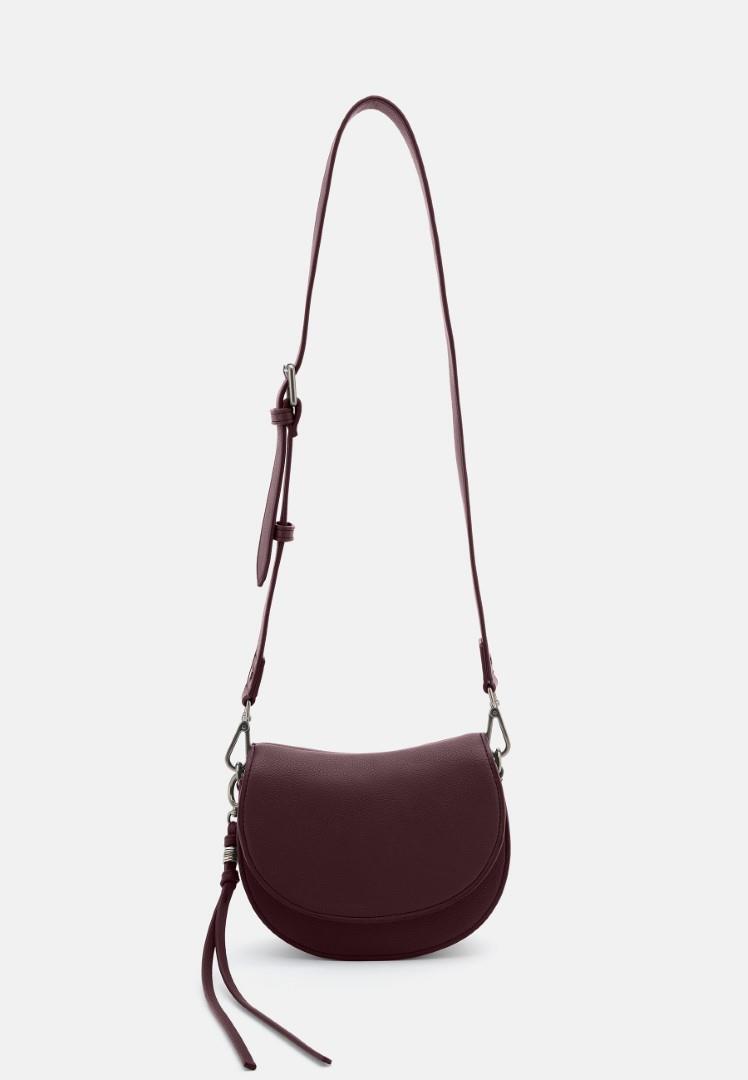 FREDsBRUDER - My Bestie Collection Handtaschen M.reißversch My Bestie Saddle Barolo Red Dunkelrot von FREDsBRUDER