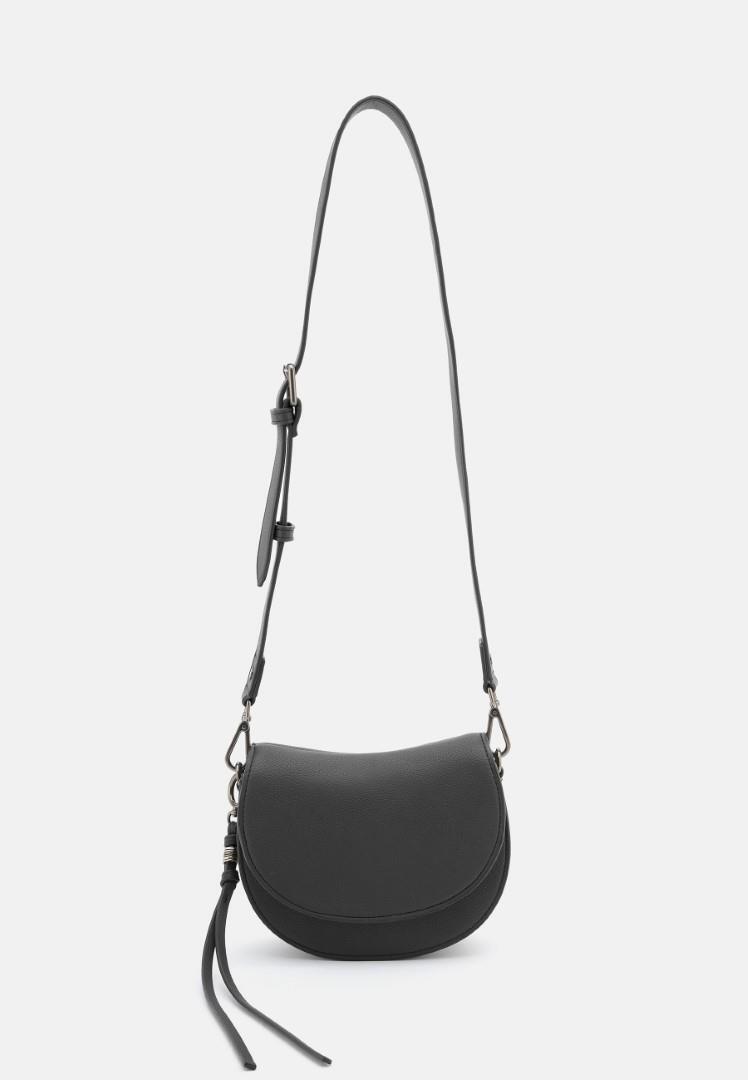 FREDsBRUDER - My Bestie Collection Handtaschen M.reißversch My Bestie Saddle Dark Grey Grau von FREDsBRUDER