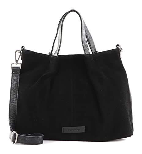 FREDsBRUDER Damen Shopper Sylvin Tote schwarz/dunkelgrau One Size von FREDsBRUDER