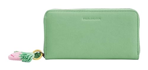 FREDsBRUDER Take A Smile Ziparound Wallet Fresh Mint von FREDsBRUDER