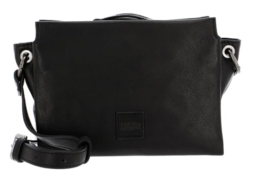 FREDsBRUDER Tasche ZITA CROSSBAG mit Label-Applikationen Damen, Schwarz von FREDsBRUDER