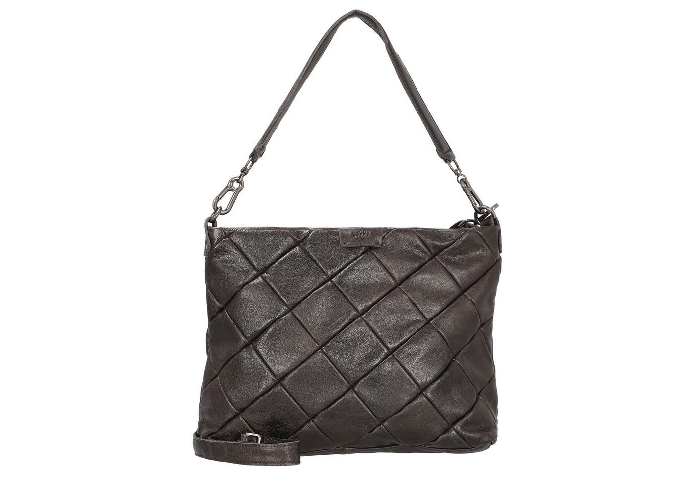 FREDsBRUDER Umhängetasche Check My Hobo - Schultertasche 35 cm (brown) von FREDsBRUDER