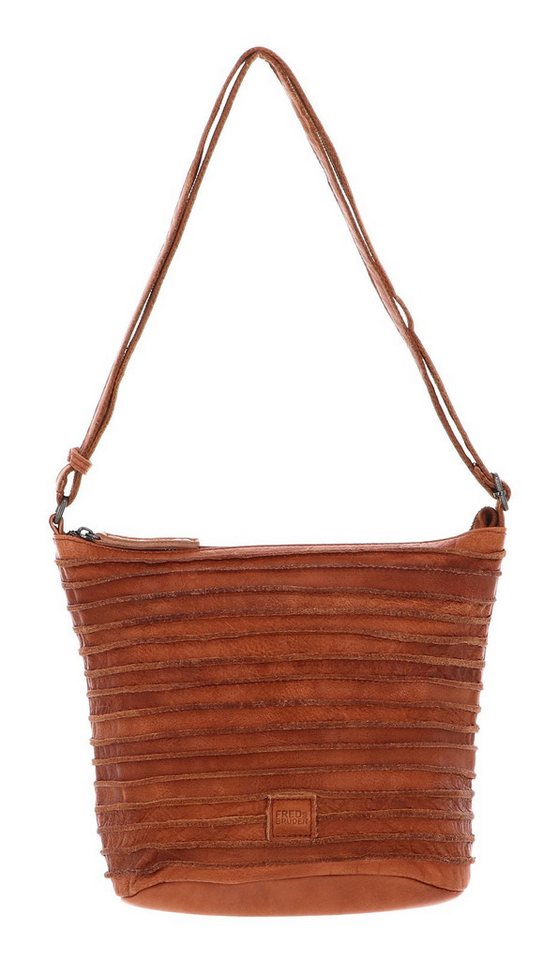 FREDsBRUDER Umhängetasche Riffelinchen, aus echtem Rindsleder von FREDsBRUDER