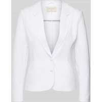 FREE/QUENT Blazer in unifarbenem Design Modell 'NANNI' in Offwhite, Größe S von FREE/QUENT