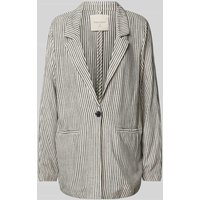 FREE/QUENT Blazer mit Streifenmuster Modell 'Gigi' in Beige, Größe L von FREE/QUENT